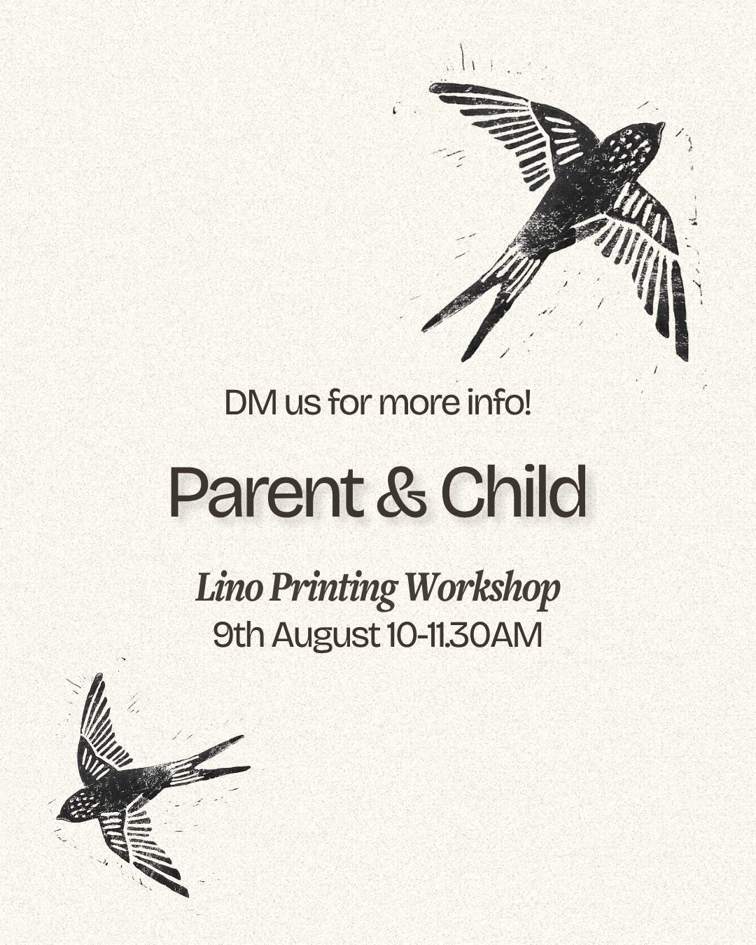 Parent & Child - Lino Printing Workshop