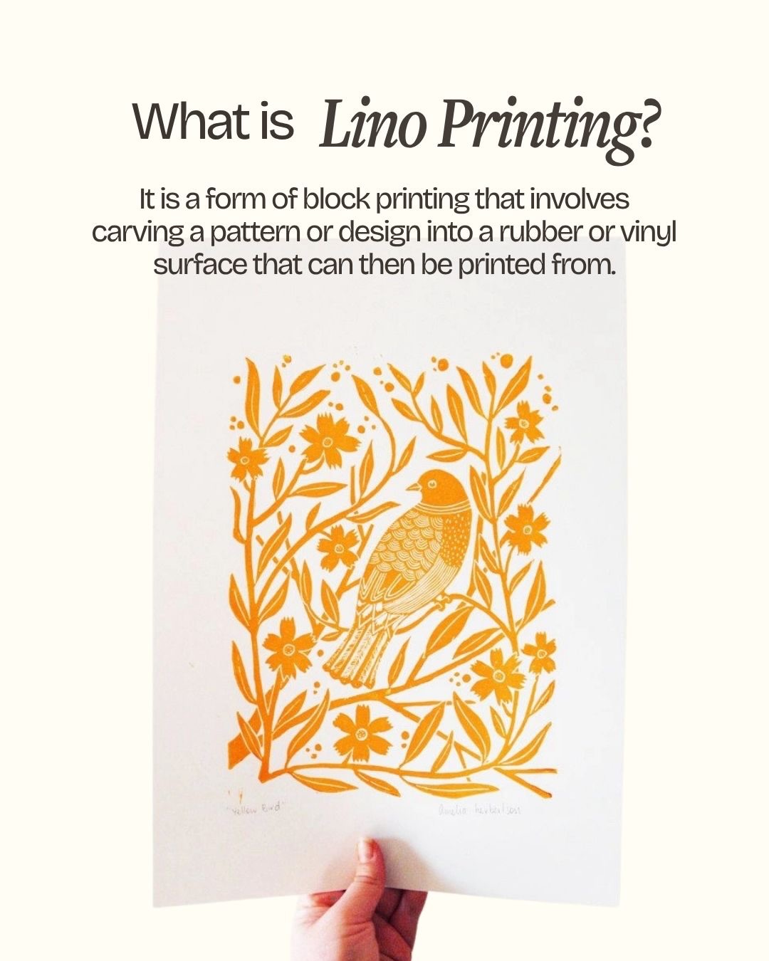 Parent & Child - Lino Printing Workshop