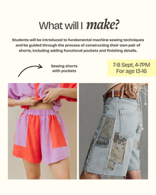 Teen Fashion Sewing Camp